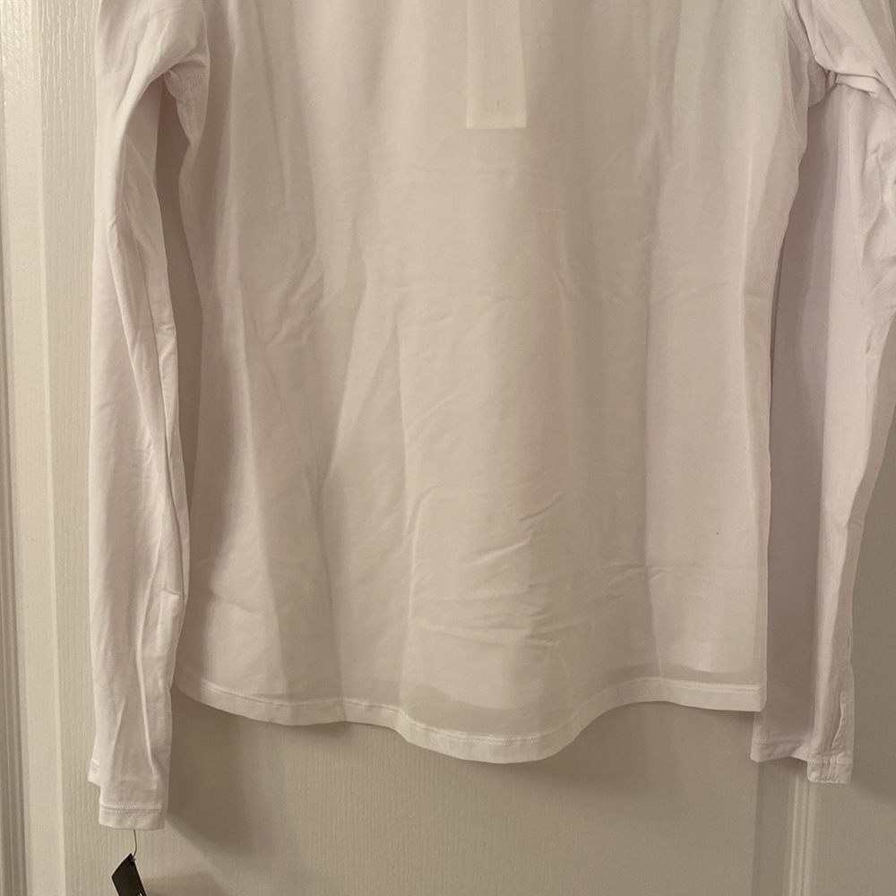 Victoria secret mesh sheer back quarter zip size l - Picture 9 of 14